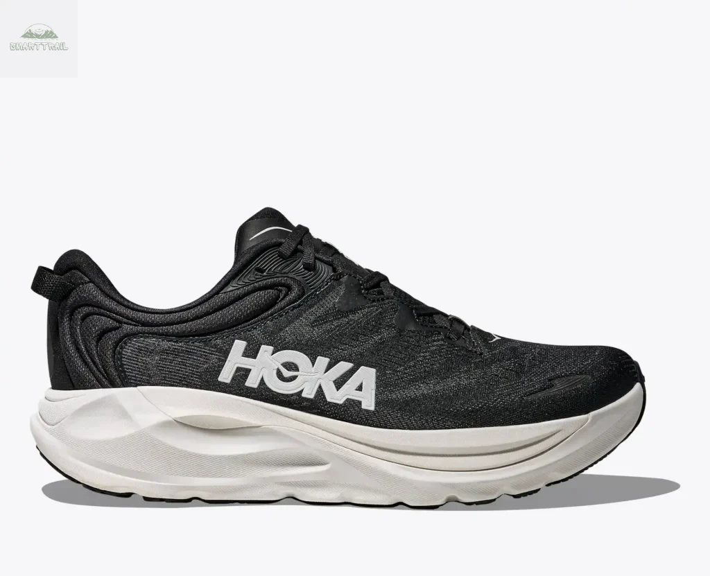 Vue latérale de la Hoka Gaviota 6, chaussure running stabilité maximale pour coureur lourd