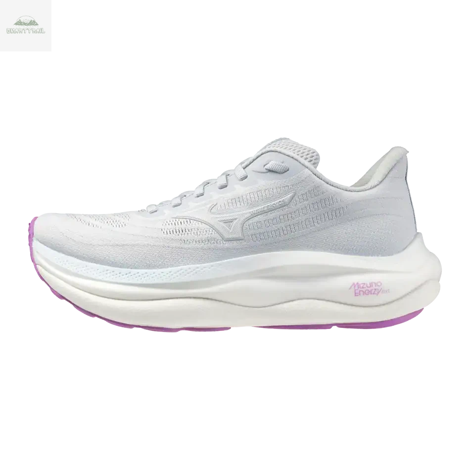 Chaussure de running Mizuno Wave Sky 9 blanche et violette