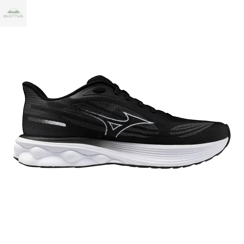 Chaussure de running Mizuno Wave Skyrise 7 noire et blanche